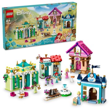 LEGO-43246 Aventura en el Mercado de las Princesas Disney