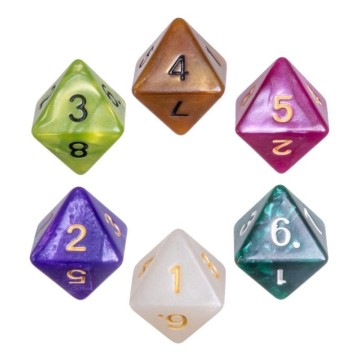 Bolsa dados perla 8 caras (50)