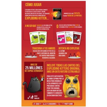 Exploding Kittens Ed. Gato Ratero