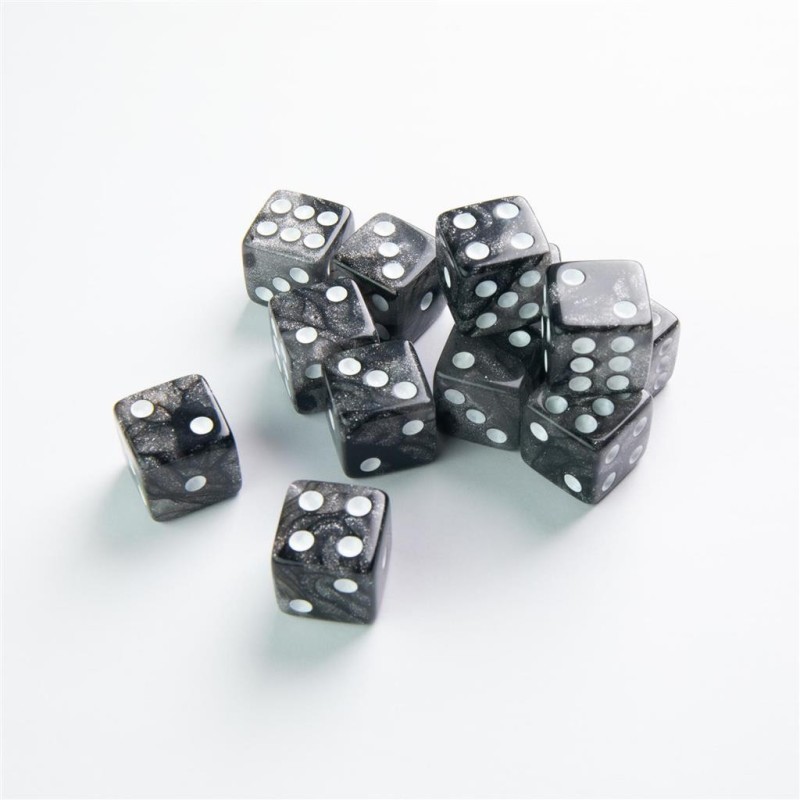 Moon D6 Dice Set 16 mm (12 pcs)