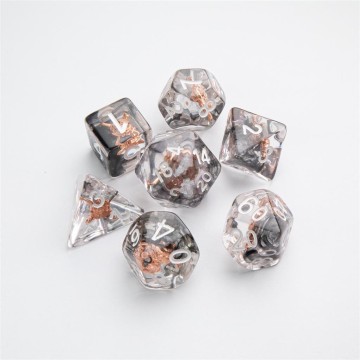 Shield & Weapons RPG Dice Set (7 pcs)