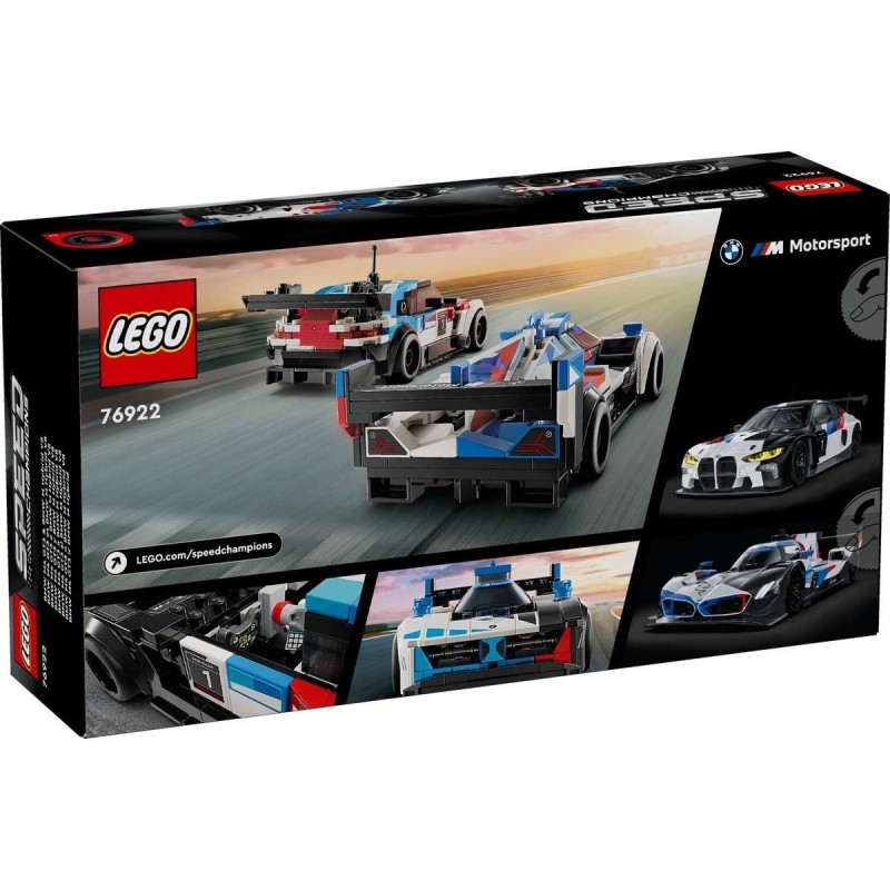 LEGO-76922 Coches de Carreras BMW M4 GT3 y BMW M Hybrid V8