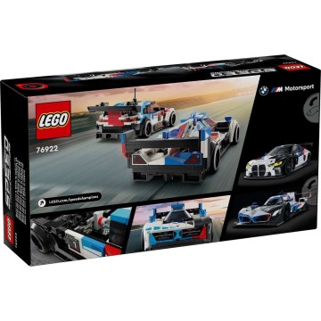 LEGO-76922 Coches de Carreras BMW M4 GT3 y BMW M Hybrid V8