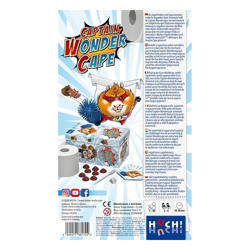 Captain Wonder Cape (Multi-idioma)