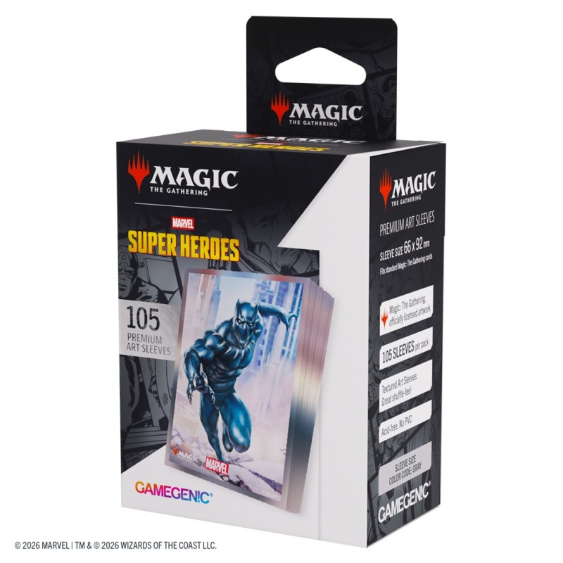 MTG Marvel SH Art Sleeves Black Panther