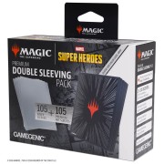 MTG Marvel SH Double Sleeving Comic Burst Black