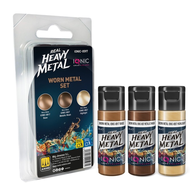IONIC Real Heavy Metal Set de Metal Desgastado