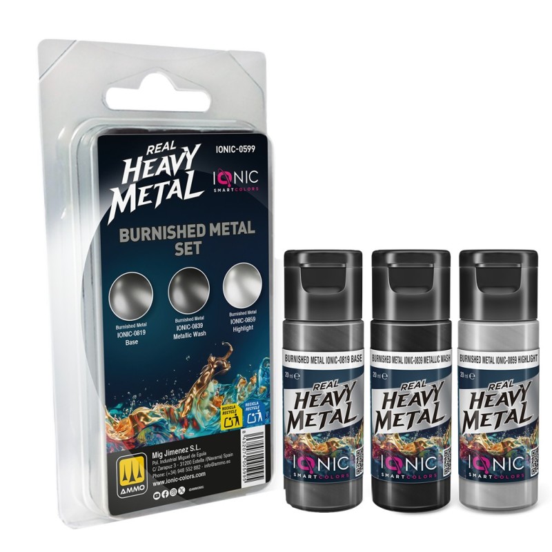 IONIC Real Heavy Metal Set de Metal Bruñido
