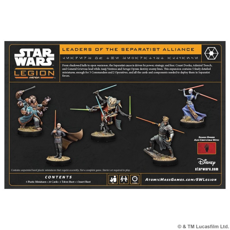 SWL: Leaders of the Separatist Alliance