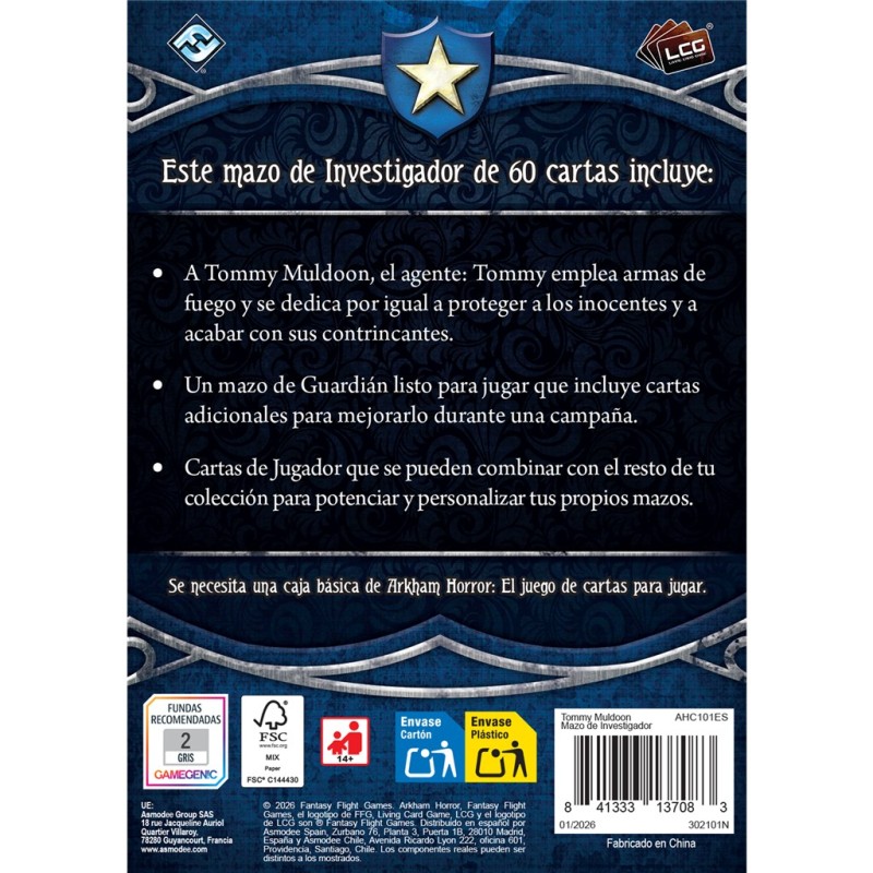 AH LCG: Tommy Muldoon Mazo de investigador