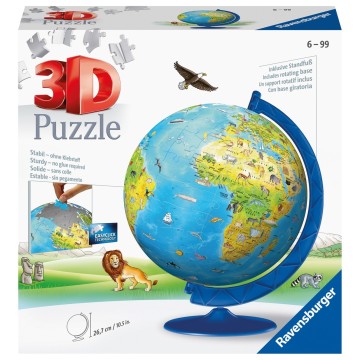 Round Shaped 3D: 3D Globo 180 piezas
