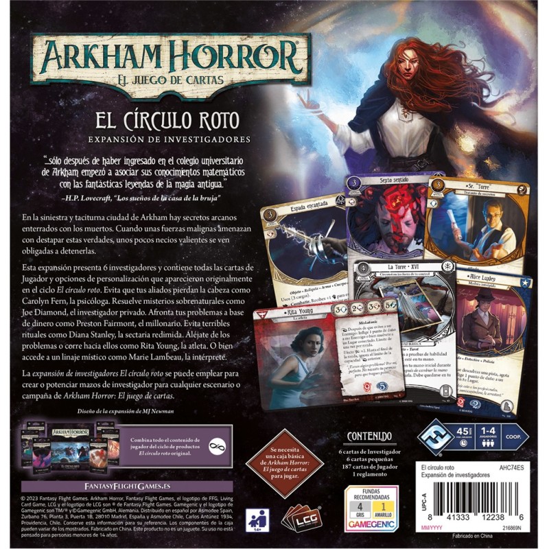 AH LCG: El círculo roto exp. investigadores
