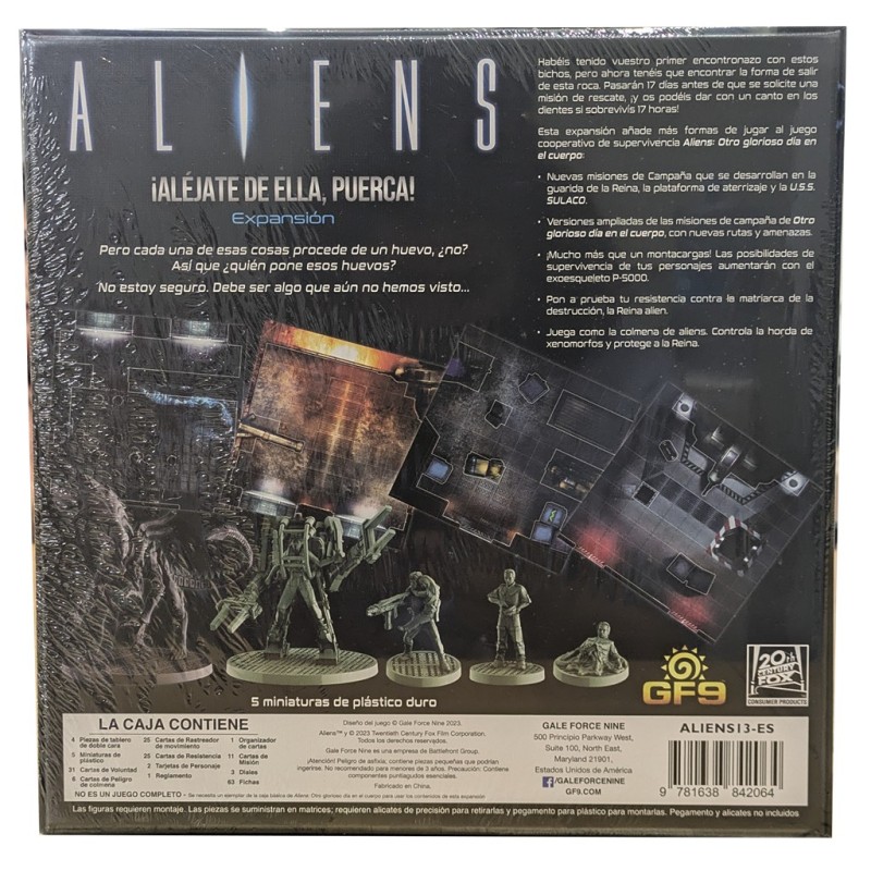 Aliens: ¡Aléjate de ella, puerca!