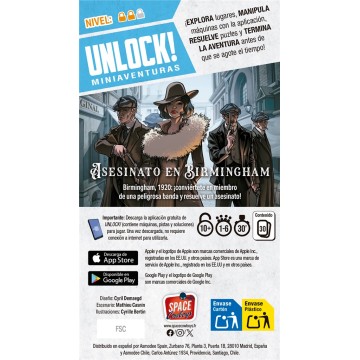 Unlock! Mini Asesinato en Birmingham