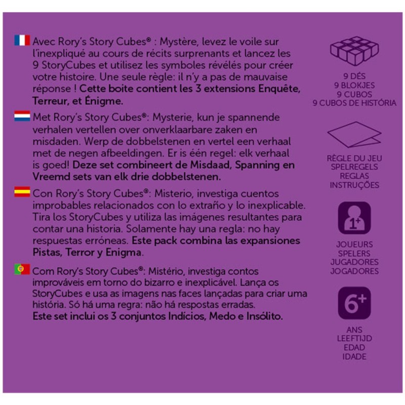 Story Cubes: Misterio