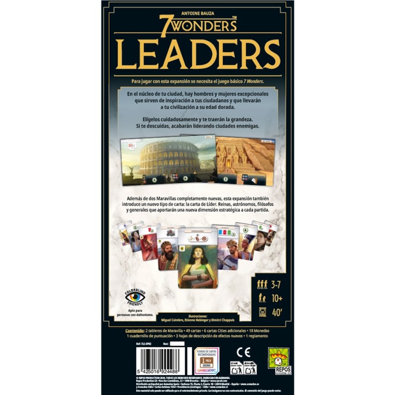 7 Wonders: Leaders Nueva Edición