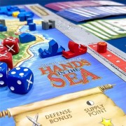 Hands in the sea