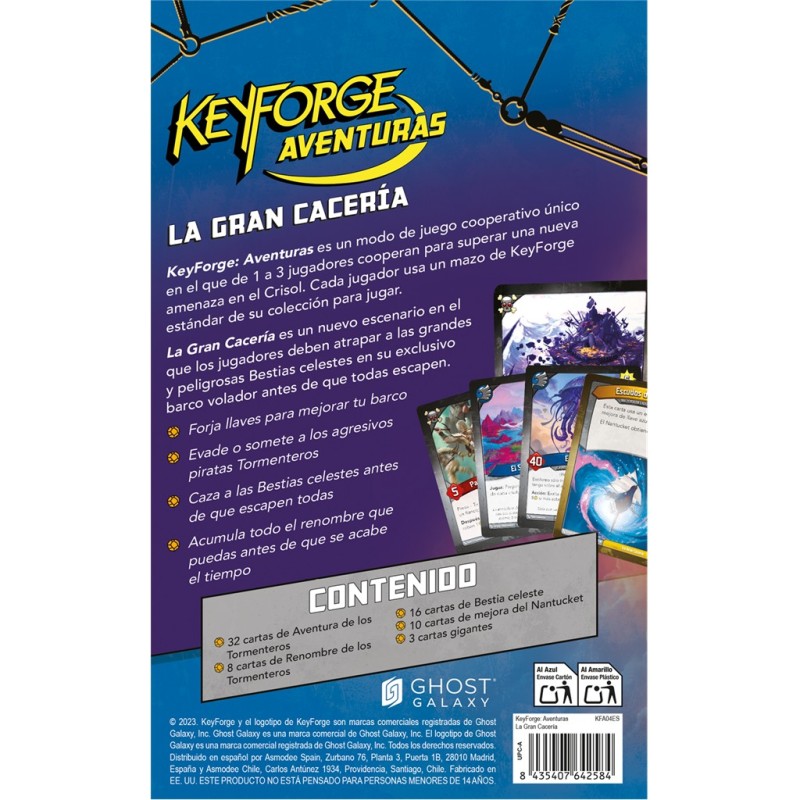 KeyForge Aventuras: La gran cacería