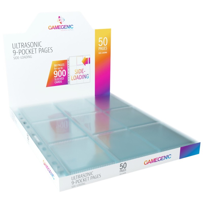 Ultrasonic 9-Pocket Pages Sideloading Display (50)