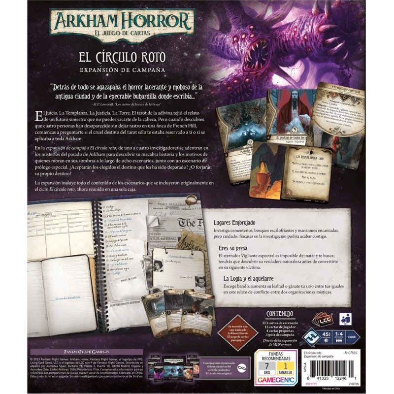 AH LCG: El círculo roto exp. campaña
