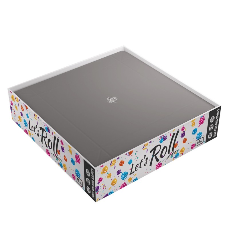Magnetic Dice Tray Square Black/Gray