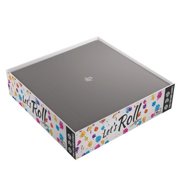 Magnetic Dice Tray Square Black/Gray