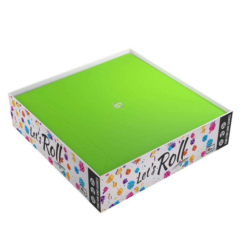 Magnetic Dice Tray Square Black/Green