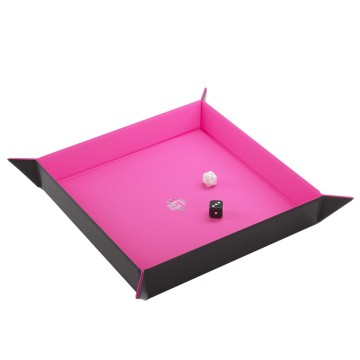 Magnetic Dice Tray Square Black/Pink