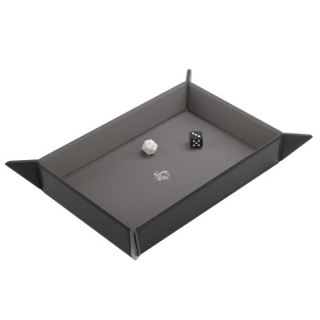 Magnetic Dice Tray Rectangular Black/Gray