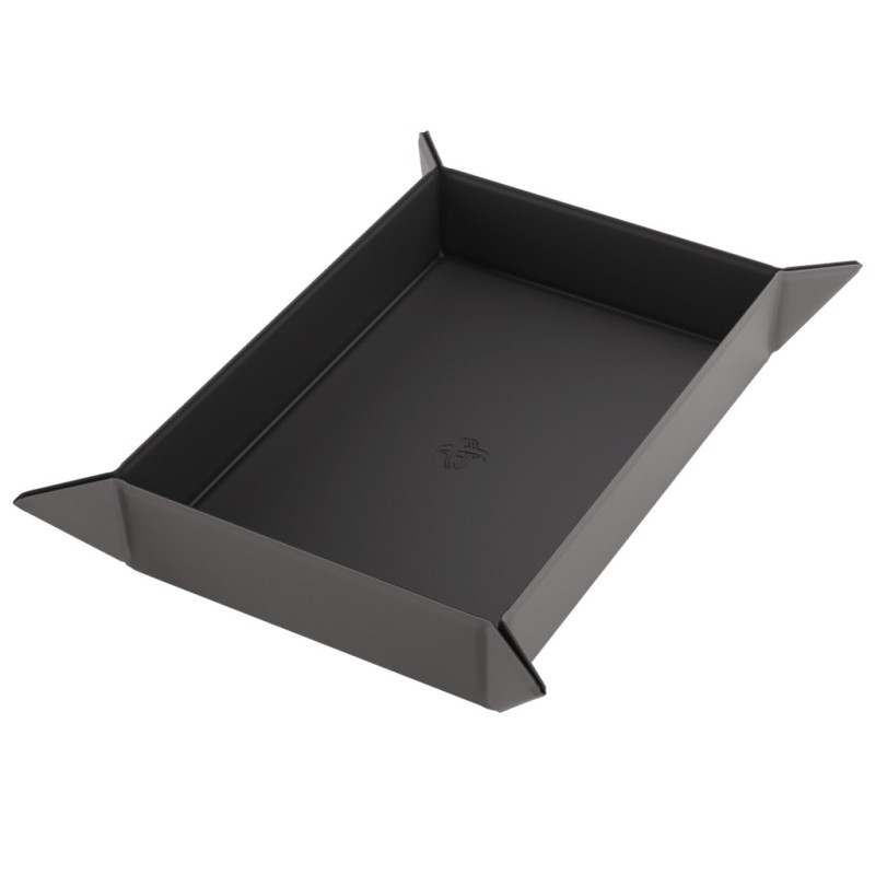 Magnetic Dice Tray Rectangular Black/Gray