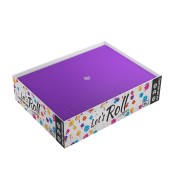 Magnetic Dice Tray Rectangular Black/Purple
