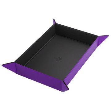 Magnetic Dice Tray Rectangular Black/Purple