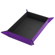 Magnetic Dice Tray Rectangular Black/Purple