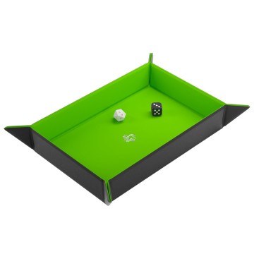 Magnetic Dice Tray Rectangular Black/Green