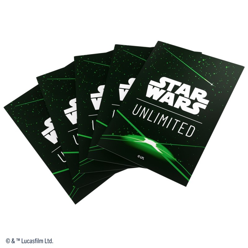 SW: Unlimited Art Sleeves Card Back Green
