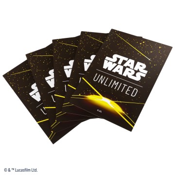 SWU Art Sleeves Card Back Yellow