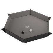 Magnetic Dice Tray Hexagonal Black/Gray