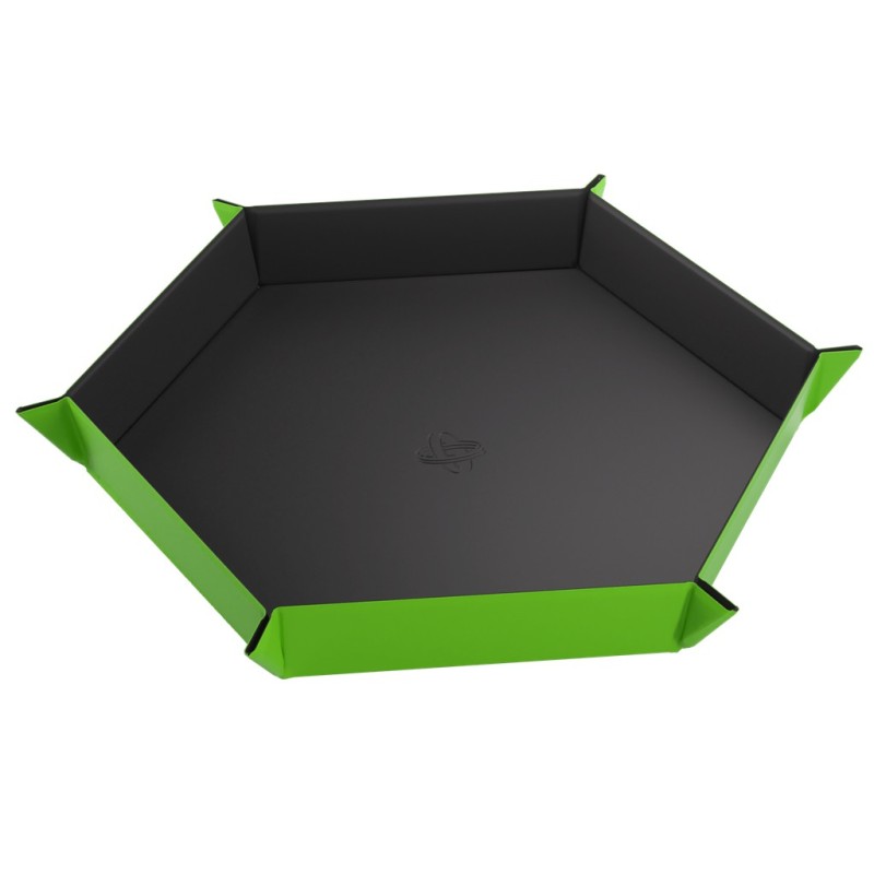 Magnetic Dice Tray Hexagonal Black/Green