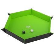 Magnetic Dice Tray Hexagonal Black/Green