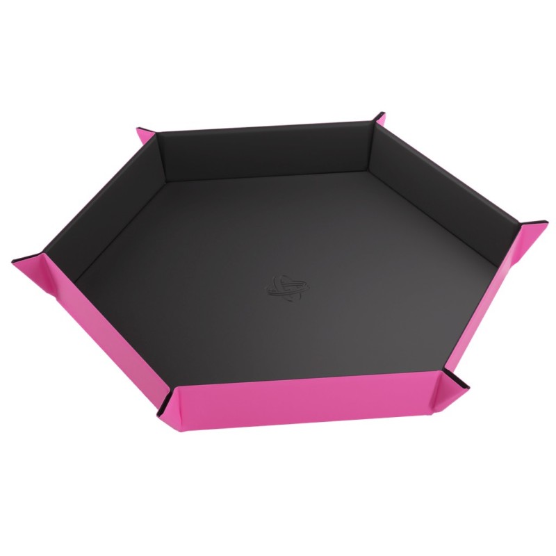 Magnetic Dice Tray Hexagonal Black/Pink