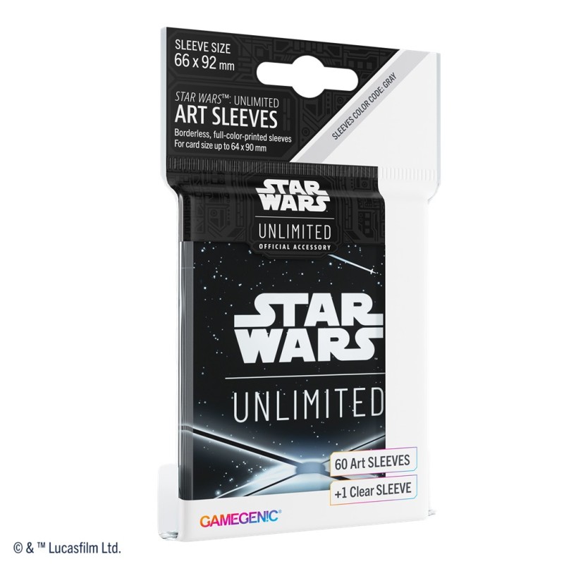 SWU Art Sleeves Card Back Black