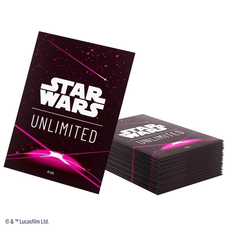SWU Art Sleeves Card Back Magenta