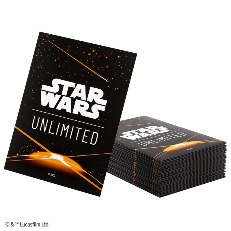 SWU Art Sleeves Card Back Orange