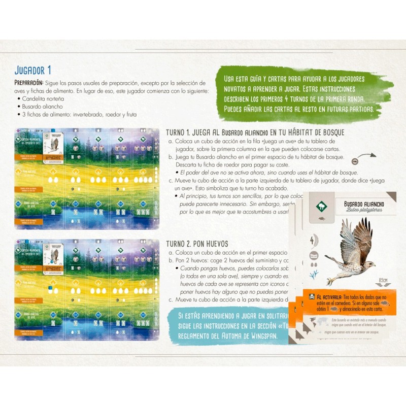 Wingspan: guía de inicio rápido