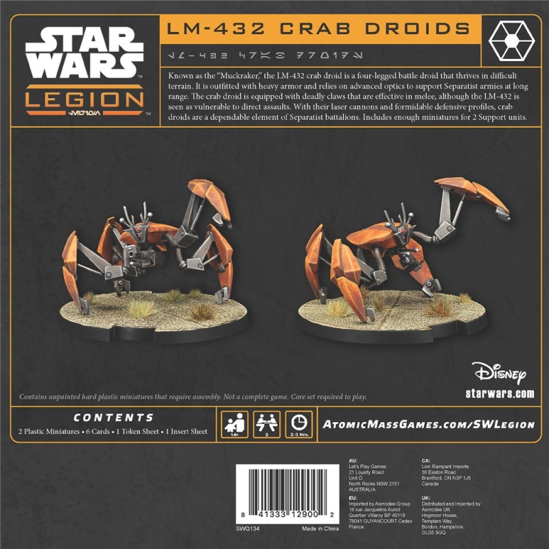 SWL: LM-432 Crab Droids