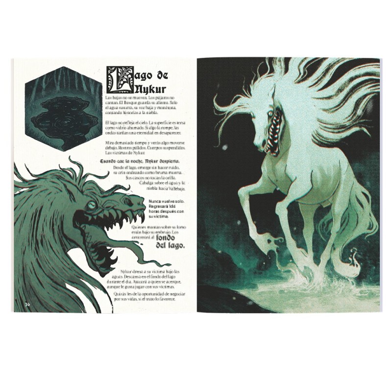 El caballo blanco de Vallebajo