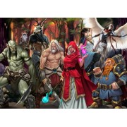 Heroes 90x60 - Tapete esquinas redondeadas