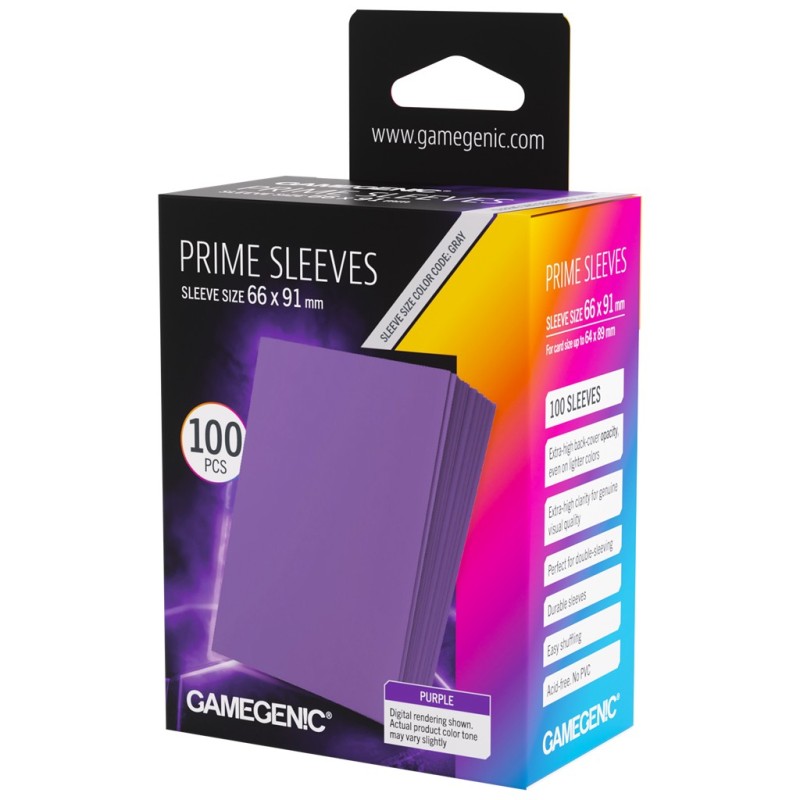 Prime Sleeves Purple 66x91