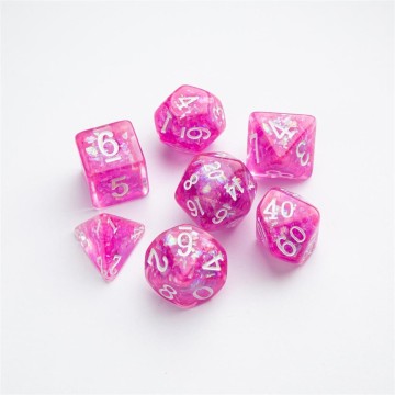 Raspberry RPG Dice Set (7pcs)