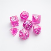 Raspberry RPG Dice Set (7pcs)